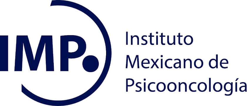 Logo of Instituto Mexicano de Psicooncologia featuring a stylized brain and book, set against a white background with blue and green accents, conveying a professional and supportive atmosphere. Text in the logo reads Instituto Mexicano de Psicooncologia.